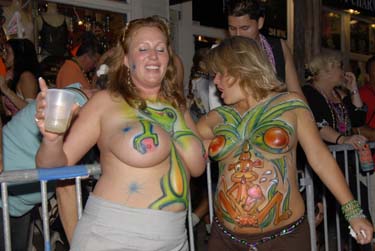 Body Painting 2008 photo - Duval Street, Key West